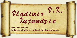 Vladimir Kujundžić vizit kartica